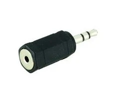 AV adapteris MicroConnect Jack 3.5mm - Jack 2.5mm juoda (AUDALX)