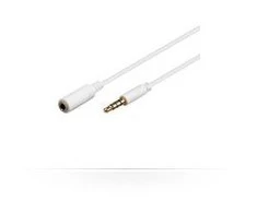 Kabelis MicroConnect lizdas 3,5 mm - 3,5 mm lizdas 2 m balta (IPOD004A)