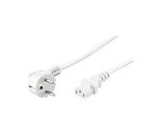 MicroConnect IEC320 maitinimo laidas, 5m, balta (PE010450W)