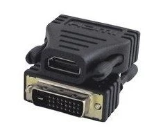 AV adapteris MicroConnect HDMI - juodasis DVI- D (HDM19F24)