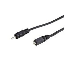 Kabelis MicroConnect 3,5 mm lizdas – 3,5 mm 2 m juoda lizdas (33723)