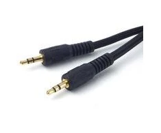 MicroConnect – 3,5 mm (3 kontaktų, stereofoninis) Minijack plonas kabelis, 0,5 m