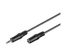 Kabelis MicroConnect Jack 3,5mm - Jack 3,5mm 2m juoda (AUDLR2)