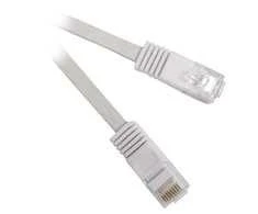 MicroConnect RJ-45 / RJ-45 Cat.6 7m Baltas (V-UTP607W-FLAT)