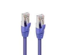 MicroConnect CAT6A S / FTP 10m Violetinė LSZH