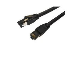 MicroConnect CAT8.1 S / FTP 3m Juodas LSZH
