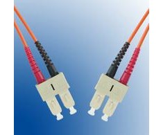 MicroConnect SC/UPC-SC/UPC šviesolaidinis jungiamasis laidas, 50/125 OM3, 25 m (FIB222025)