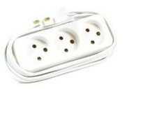 „MicroConnect EL“ lizdas, 3 lizdai, U/J, baltas