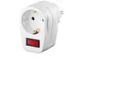 MicroConnect GRUTIMER2 - 1 AC outlet(s) - C7 coupler - 230 V - C4 coupler - Baltas
