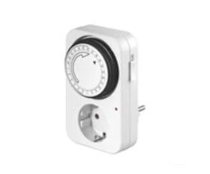 MicroConnect GRUTIMER2 - 1 AC outlet(s) - C7 coupler - 230 V - C4 coupler - Baltas