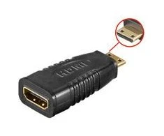 AV adapteris MicroConnect HDMI mini - HDMI juodas (HDM19F19MC)