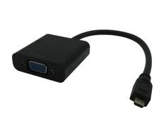 Adapteris AV MicroConnect HDMI Micro - D-Sub (VGA) juoda (HDMIDVGAB)