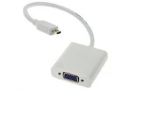 AV adapteris MicroConnect HDMI Micro - D- Sub( VGA) balta (HDMIDVGA)