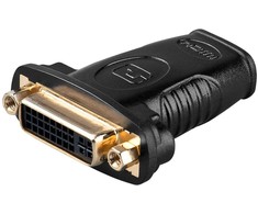 AV adapteris MicroConnect HDMI - DVI juoda (HDMIDVIFF)