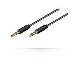 Kabelis MicroConnect Jack 3.5mm - Jack 3.5mm 1m juoda (IPOD012)