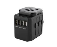 MicroConnect Microconnect MC-TRAVELADAPTER2 elektrinis Juodas maitinimo kištukas