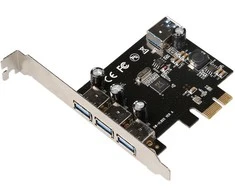 Kontrolierius MicroConnect PCIE 2.0 x1 – 4x USB 3.0 (MC-USB3.0-F3B1)