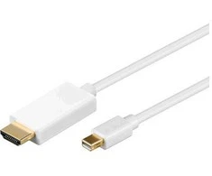 Kabelis MicroConnect DisplayPort Mini – HDMI 1m balta (MDPHDMI1-4K)