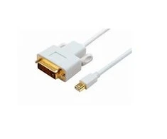 Kabelis MicroConnect DisplayPort Mini – DVI-D 1m balta (MDPDVI1)
