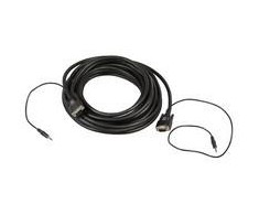Kabelis MicroConnect D-Sub (VGA) - D-Sub (VGA) + Jack 3.5mm 10m juoda (MONGG10BMJ)