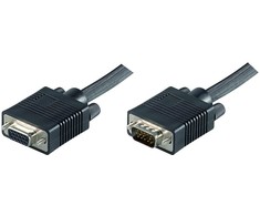 Kabelis MicroConnect D-Sub (VGA) - D-Sub (VGA) 5m juoda (MONGH5B)