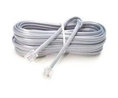 MicroConnect RJ-11/RJ-11 (M/M) 10m Juodas (MPK190)