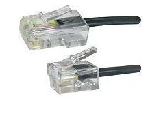 MicroConnect RJ-11 / RJ-45 (M / M) 10 m juodas (MPK460S)