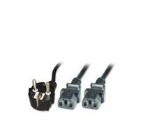 Maitinimo kabelis MicroConnect Y- Cord, 2 x C13, 1,8m (PE011318)