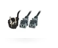 MicroConnect Y-Cord maitinimo laidas, 2 x C13, 3m (PE011330)