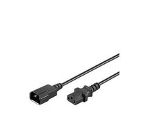 Maitinimo kabelis MicroConnect C13 - C14, 3m, juodas (PE040630)