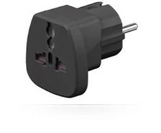 MicroConnect Juodas universalus adapteris (PETRAVEL- B)