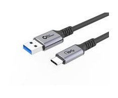 USB kabelis MicroConnect USB-C - USB-A 1,5 m juodas (USB3.2AC15)