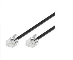 MicroConnect RJ-11 / RJ-11 (M / M) 2m Juoda (MK182)