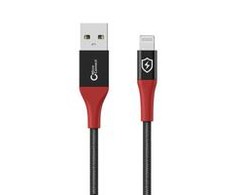 Kabelis USB MicroConnect Lightning - USB-A 1,5 m Juodas (Safe Charge USB-A to)