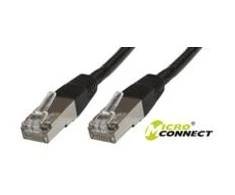 MicroConnect RJ-45 / RJ-45 cat.6 10m Juoda (SSTP610S)