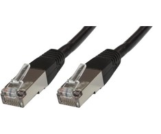MicroConnect RJ-45 / RJ-45 Cat.6 S / FTP Juodas 20m (SSTP620S)