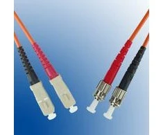 MicroConnect Šviesolaidinis laidas ST/PC – SC/PC, 62.5/125, OM1, 2m (FIB120002)