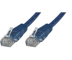 MicroConnect U/UTP CAT6 0,25M Mėlyna PVC