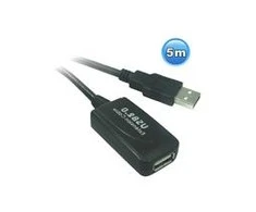 Kabelis USB MicroConnect USB-A - USB-A 5 m Juodas (WBEE0)