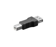 USB adapteris MicroConnect USB adapteris - USB- B Juodas (USBAFB)