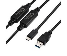 „MicroConnect“ USB3.0 A–USB-C Gen1 kabelis – 10 m kabelis, 5 Gbit/s