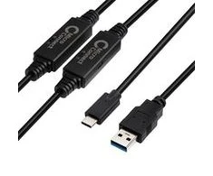 „MicroConnect“ USB3.0 A–USB-C Gen1 kabelis – 10 m kabelis, 5 Gbit/s