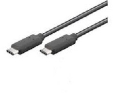 USB kabelis MicroConnect USB-C - USB-C 0,5 m Juodas (USB3.1CC0.5)