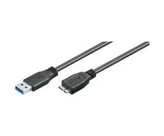USB kabelis MicroConnect USB-A - mikroUSB 0, 5 m Juoda (USB3.0AB05MICRO)
