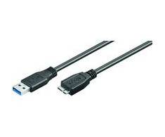 USB kabelis MicroConnect USB-A - mikroUSB 2 m Juoda (USB3.0AB2MICRO)
