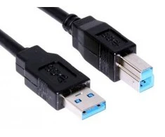 USB laidas MicroConnect USB-A - USB-B 3 m juoda (USB3.0AB3B)