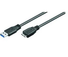 Kabelis USB MicroConnect USB-A - mikroUSB 5 m Juodas (USB3 .0 AB5MICRO)