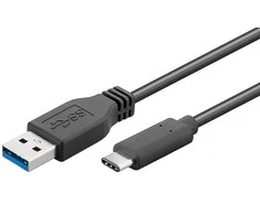 USB kabelis MicroConnect USB-A - 2 m Juodas (USB3.1CA2)
