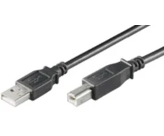 Kabelis USB MicroConnect USB-A - USB-B 1 m Juodas (USBAB1B)
