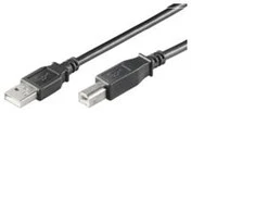 MicroConnect Kabelis MICRO_CONNEC USB TypeA M, USB TypeB M, 1.8m, juodas